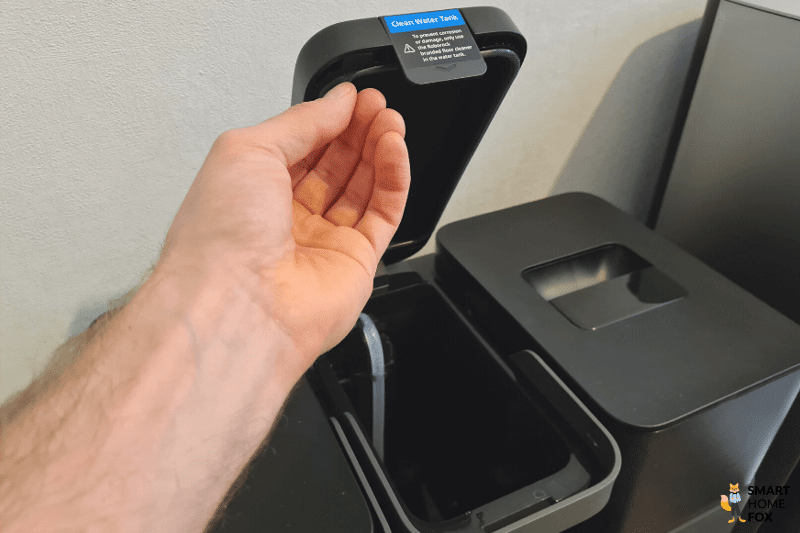 roborock s7 maxv ultra station reservoir eau